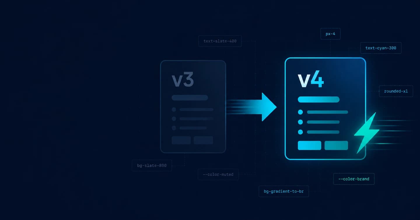 Tailwind CSS v3 to v4: The Complete Migration Guide (2026)